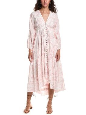 Free people Pappiet Floral Midi Dress In Neutral